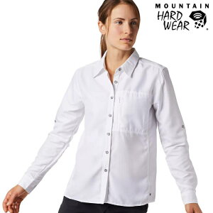 Mountain Hardwear Canyon 女款 機能健行長袖襯衫 1648531 100 白