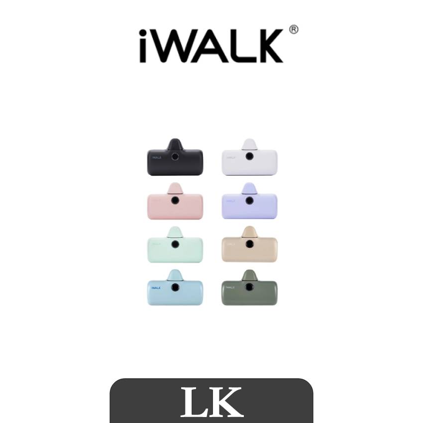 【 iWALK 】五代口袋充 快充直插式行動電源 4800mAh 行充 閃充 蘋果 Type-c i15 i16適用