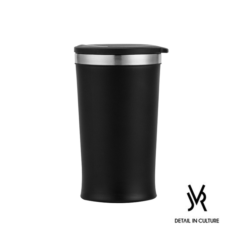 JVR 韓國原裝MINI不鏽鋼迷你隨行杯280ml 攜帶式外出迷你輕巧掀翻蓋式保溫耐冷熱不銹鋼環保咖啡沖泡茶隨身杯