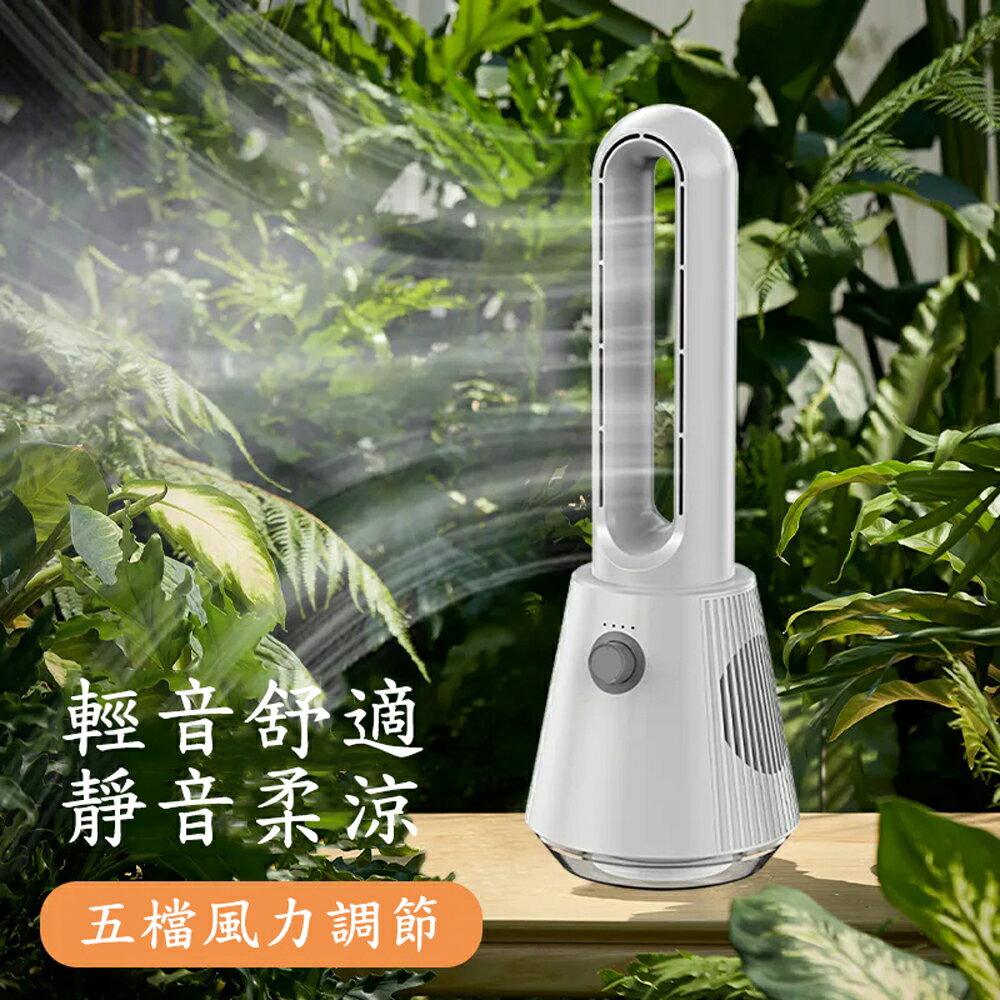 【免運直出】桌面搖頭無葉風扇 辦公室宿舍床頭臺式小型USB電風扇 桌扇