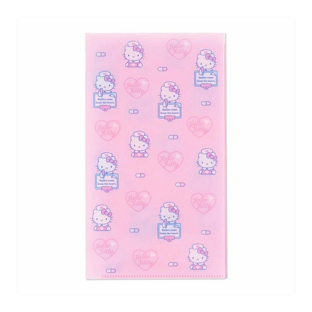 【震撼精品百貨】凱蒂貓 HELLO KITTY l 日本三麗鷗 KITTY 簡易型抗菌口罩收納夾#04322 震撼日式精品百貨