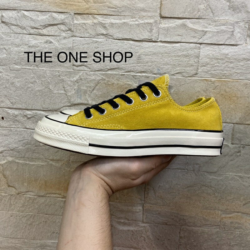 TheOneShop Converse 1970s 70s 麂皮 低筒 黃色 三星標 復刻 帆布鞋 163760C 2