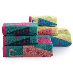 浴巾 毛巾 三件套-可愛小雨傘柔軟舒適純棉衛浴用品2色72t29【獨家進口】【米蘭精品】