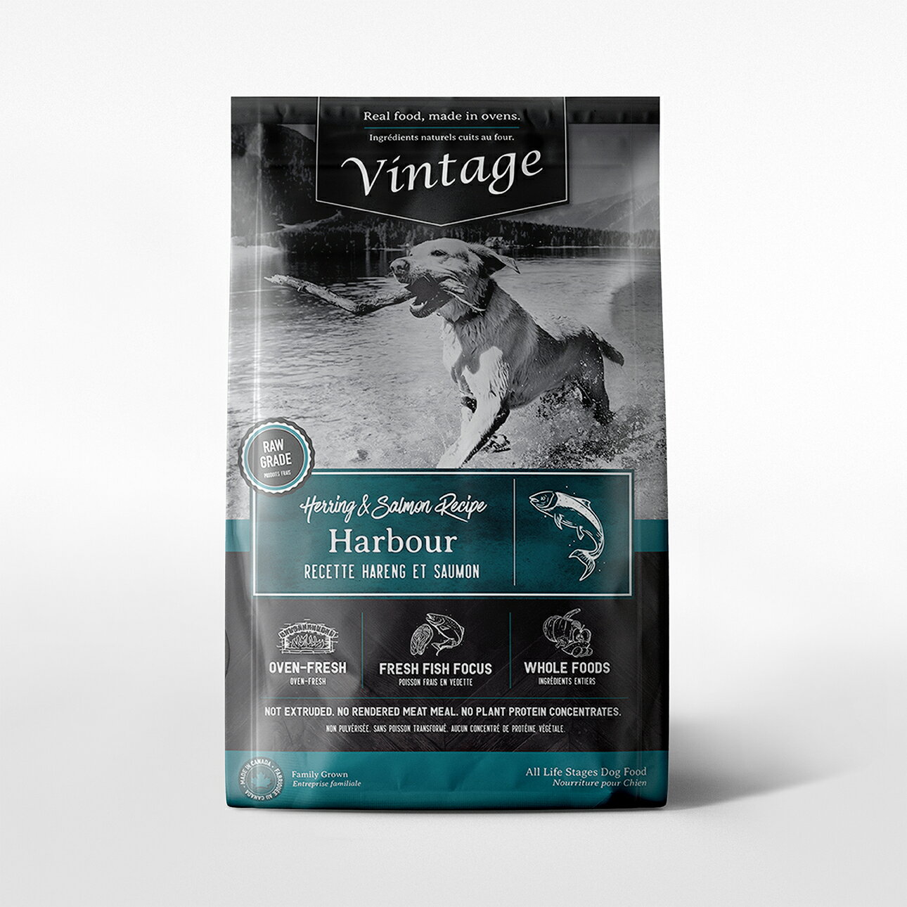 【Vintage 凡諦斯】 無穀海宴鮮魚 全齡犬 天然烘培糧 鯡魚+鮭魚 犬飼料 犬糧 鮮肉寵物糧_5LB
