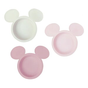 日本製 米妮 米奇 3件套 餐盤 餐盤 盤子 塑膠盤 餐具 兒童餐具 菜盤 正版 J00017055