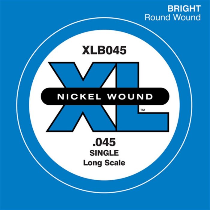 Daddario XLB045 (.045) Bass 電貝斯 零弦 單弦【唐尼樂器】