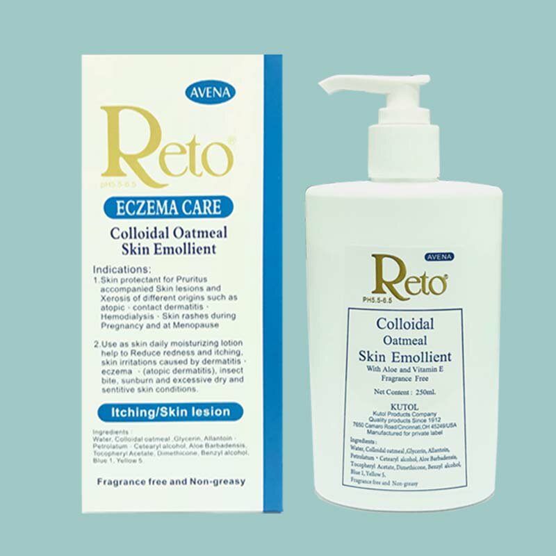 Reto燕麥膠體皮膚滋潤劑(綠乳)壓頭 250ml