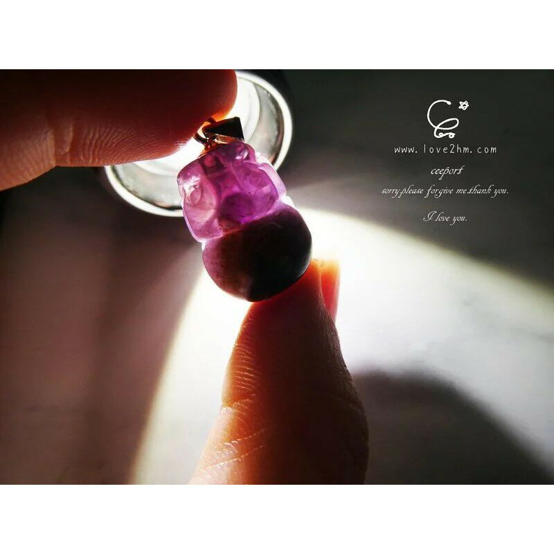 23極光-豼貅 7714/23極光/晶石鍊墜/925純銀/ [晶晶工坊-love2hm] 2