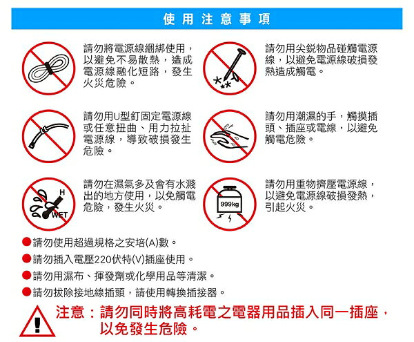 ☼金順心☼專業照明~威電 延長線 過載 斷電 6開6座 電源線組 2.7M 9尺 CK3663 4