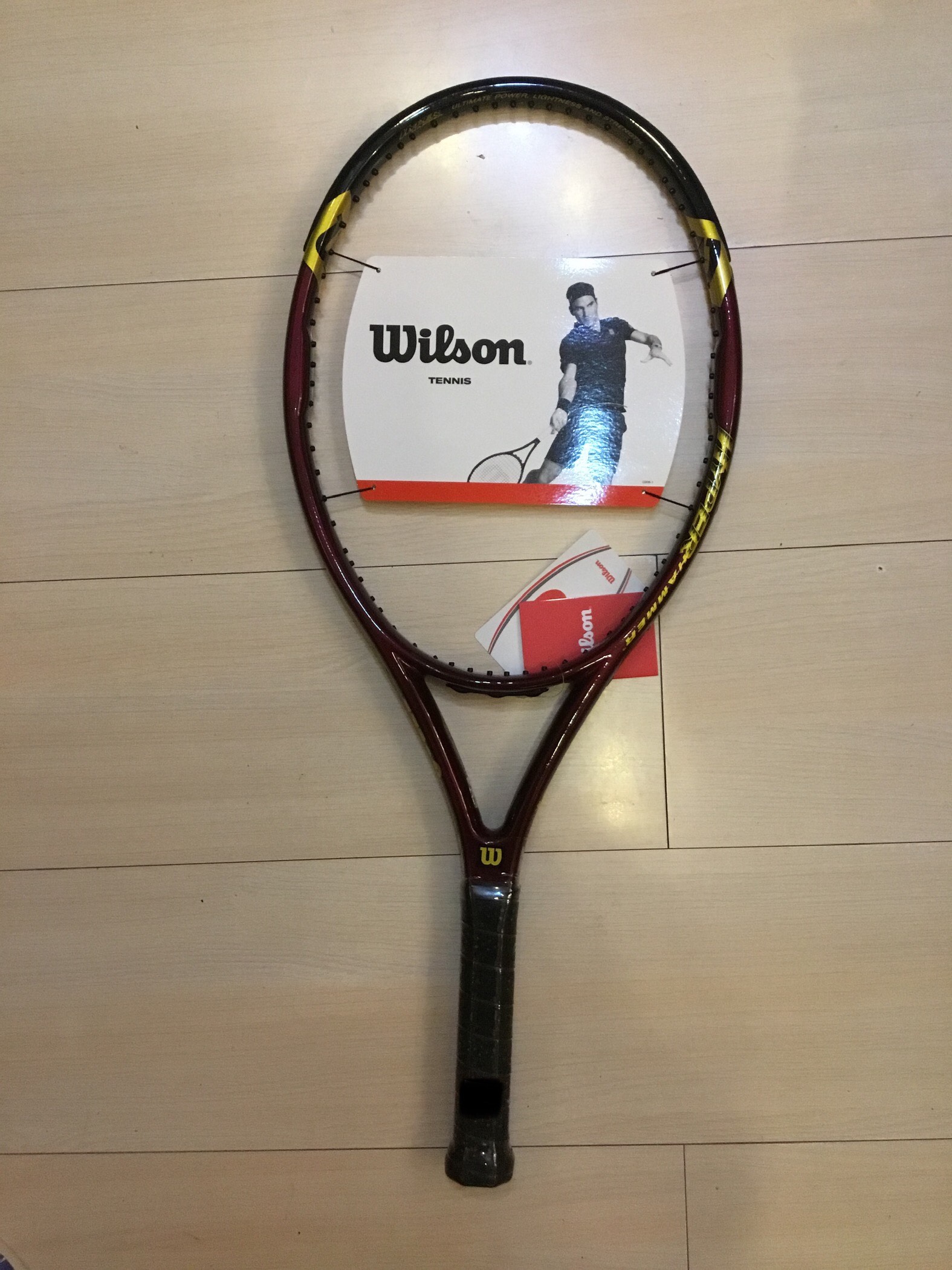 2022 Wilson Hyper Hammer 5.3 大榔頭 網球拍(暗紅/黑)