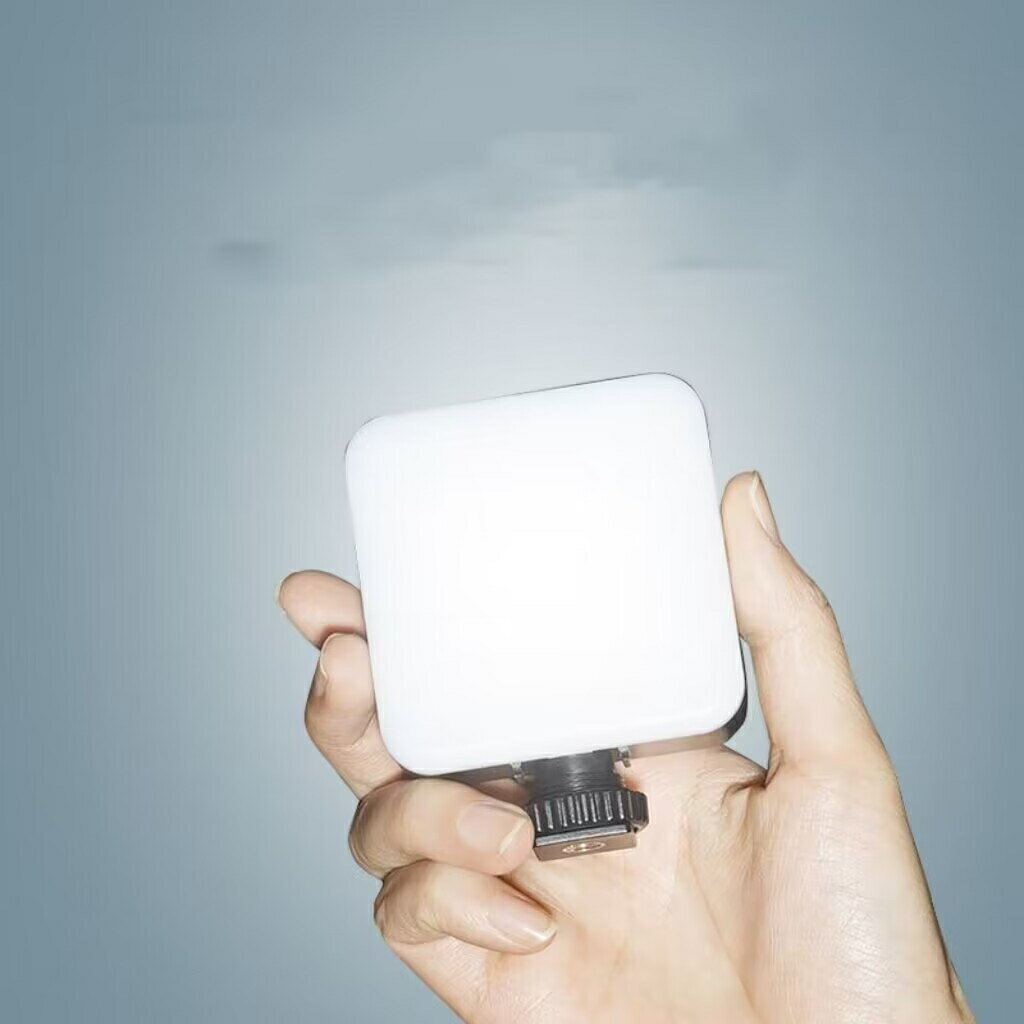 迷你便攜補光燈自拍攝影rgb室內打光手機直播拍照led氛圍手持專業可充電打光燈 8