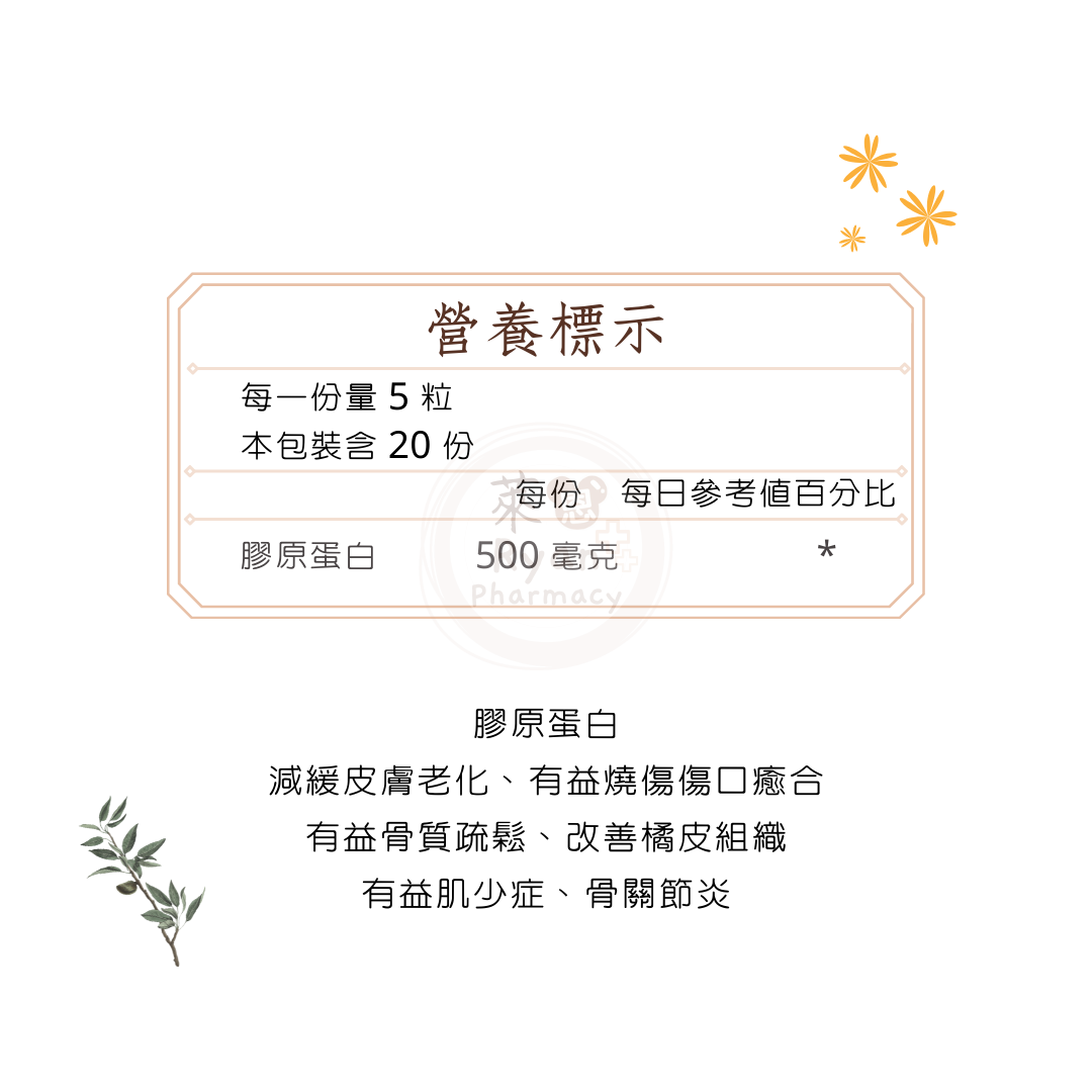 速益達膠囊 膠原蛋白 100粒/盒 德國進口台灣製造 【萊恩藥局】 2