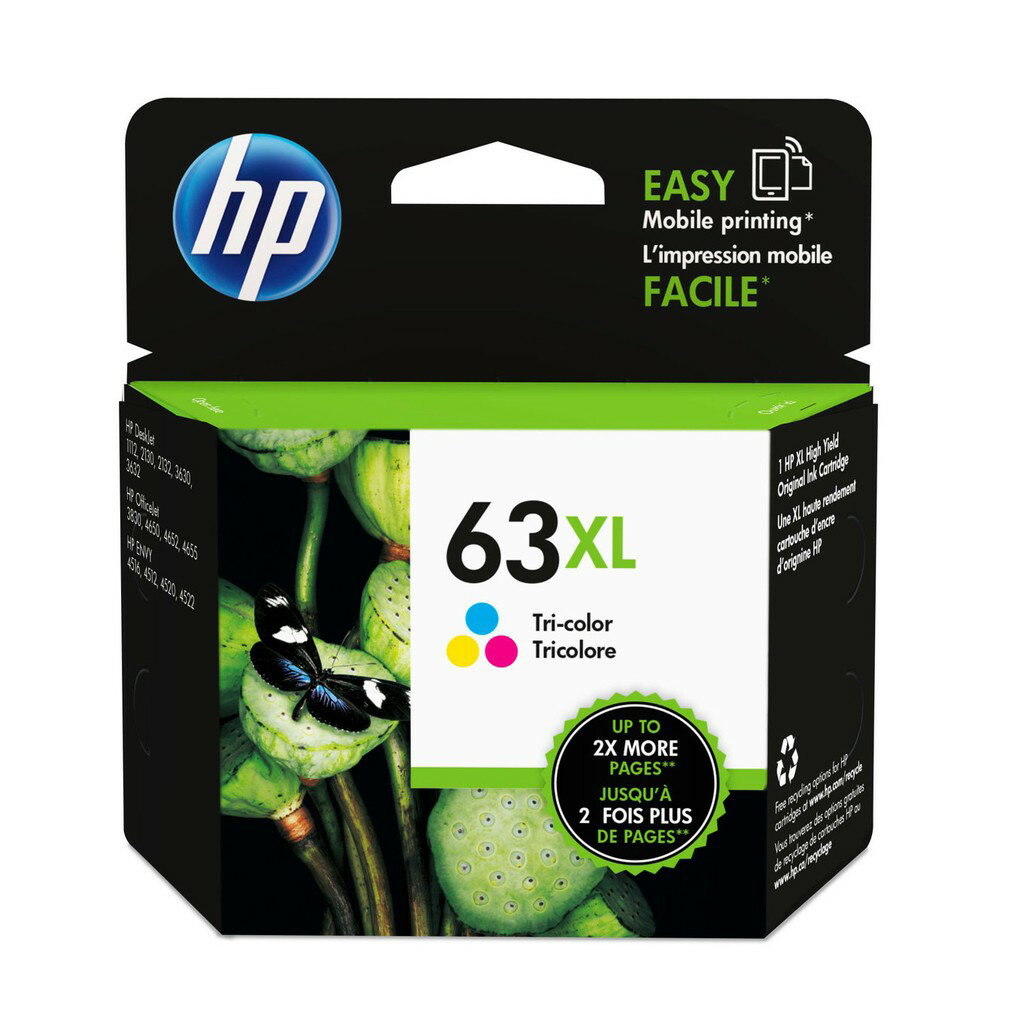【免運】HP NO.63XL F6U63AA 彩色原廠墨水匣 適用HP DeskJet 1110/2130/3630