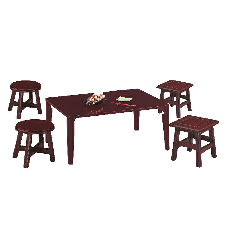 【 IS空間美學 】3 x 2尺扇形腳和室桌 (2023B-376-5) 餐桌/餐椅/餐桌椅組/餐廳/木製