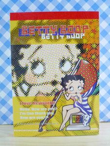 【震撼精品百貨】Betty Boop 貝蒂 便條本-黃國旗 震撼日式精品百貨