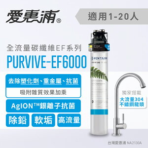 愛惠浦 PurVive-EF6000淨水設備 廚下型 去除塑化劑 淨水器 濾水機 生飲設備 飲水器(免費到府安裝)
