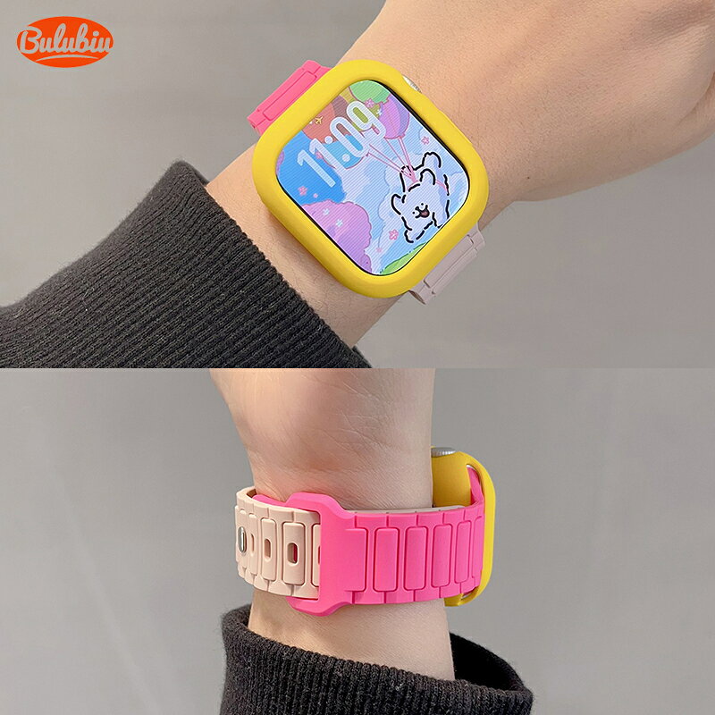 色表帶適用iwatch10代蘋果applewatch9876