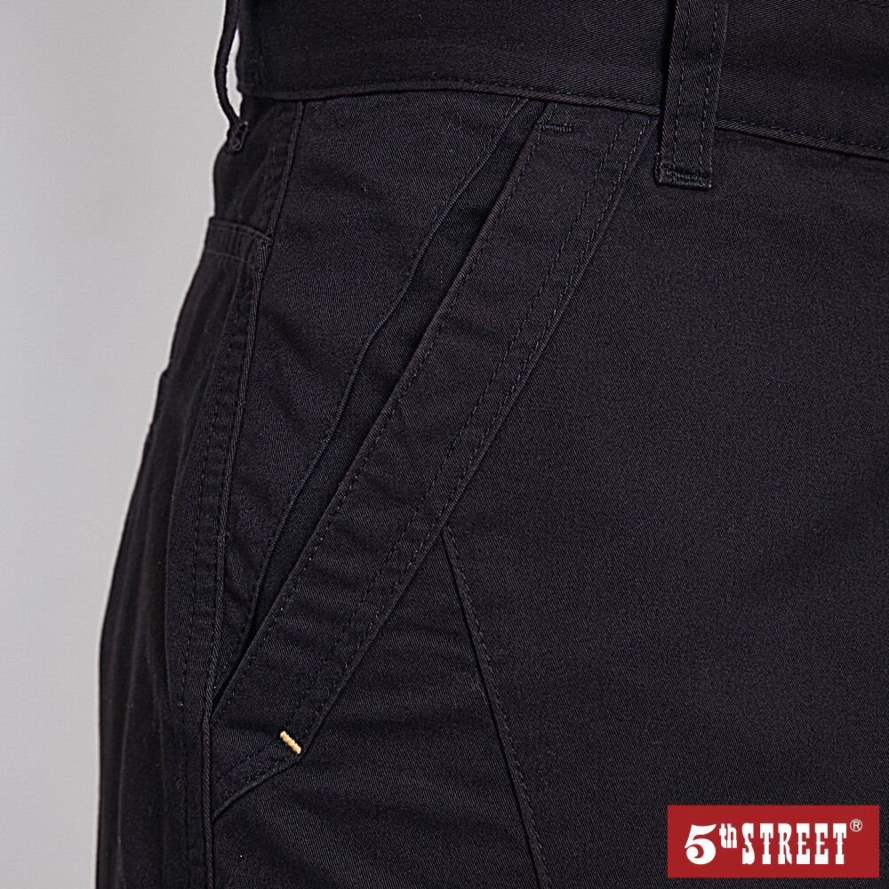 男裝 時尚休閒短褲-黑色 (920108) 【5th STREET】【APP下單享4%回饋】 ★人氣爆款 聖誕禮物券 最高折700 6