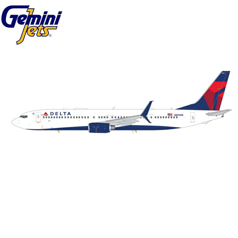 現貨Geminijets 1:200客機 達美航空波音737-900ER 合金飛機模型