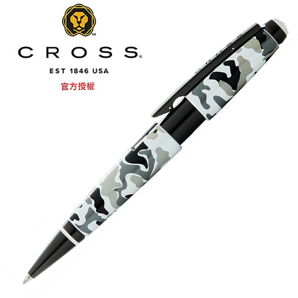 CROSS Edge創意系列 鋼珠筆 迷彩黑 AT0555-18