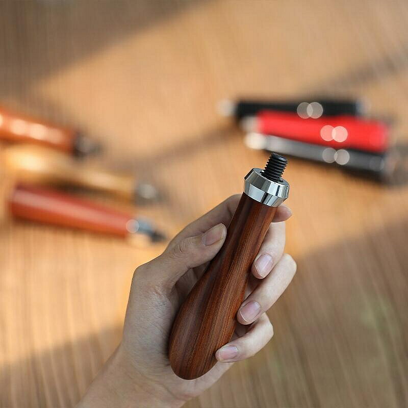 （咖啡用品與配件）咖啡機改裝手柄配件撿漏 PC/實木材質單手柄 M10/M12通用把手握桿