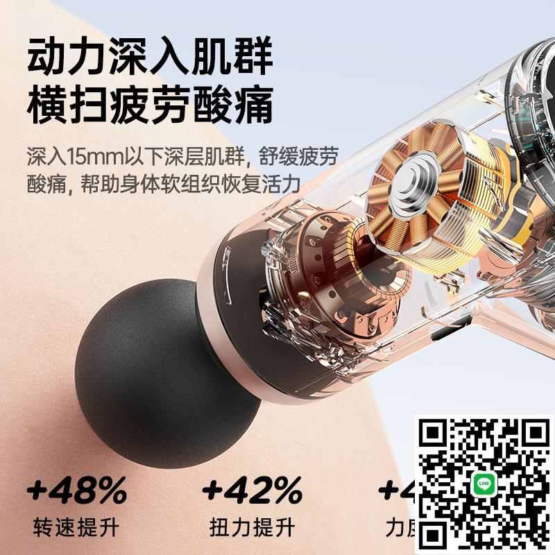 康佳mini筋膜槍肌肉按摩器放鬆女用多功能迷你小型專業頸膜搶電動