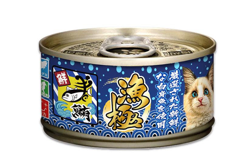 日本 漁極 無榖主食貓罐 80g 特濃魚湯 湯罐 無穀主食罐 貓主食罐 貓罐頭 日本主食罐【331037】 0