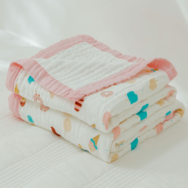 六層純棉紗布毛巾被子單人夏季薄款兒童嬰兒午睡毯子寶寶空調蓋毯