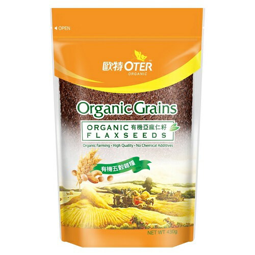 歐特 有機亞麻仁籽 430g/包