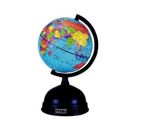 KING LIFE 金徠福 一次成型地球儀5"(22CM)附錢筒 NO.1149