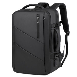 {公司貨 最低價}雙肩包男士背包可擴容大容量商務出差旅行李包15.6寸筆記本電腦包