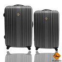Gate9五線譜系列ABS材質超值兩件組24吋+20吋旅行箱 / 行李箱
