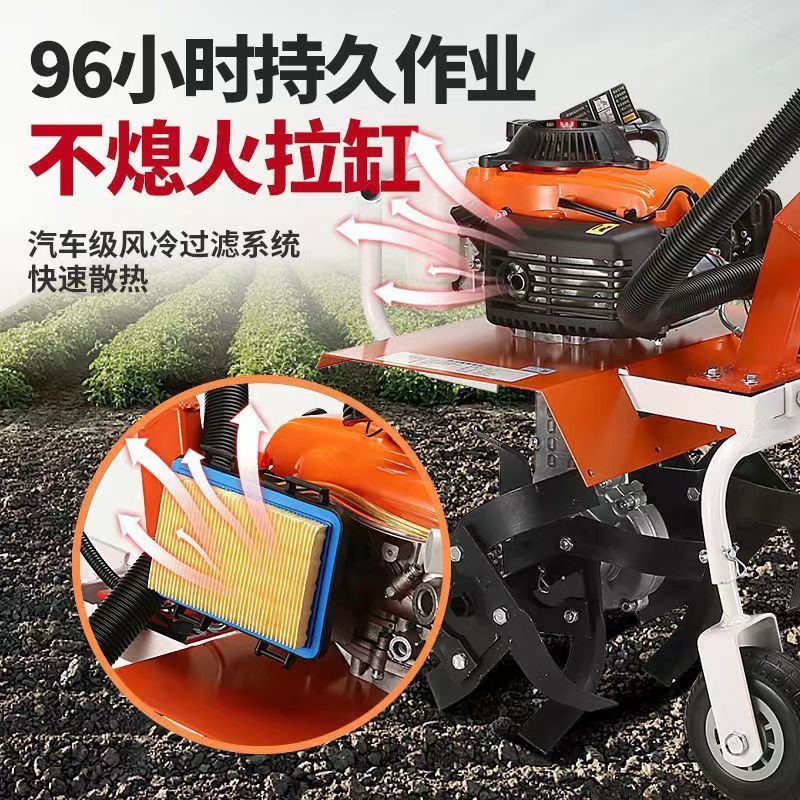 【最低價】【公司貨】本田王微耕機小型汽油家用四沖程松土水田除草開溝機翻地開荒旋耕 6