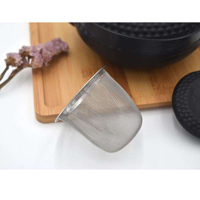 日式陶器茶壺，帶濾茶器和咖啡過濾器，環保，容量750ml，鐵質手柄 3