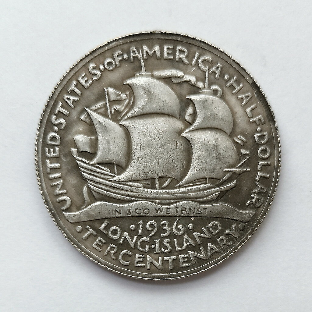 1936紐約長島三百周年紀念半美元外國錢幣美國紀念幣仿古工藝品| 協貿國際日用品生活3館| 樂天市場Rakuten