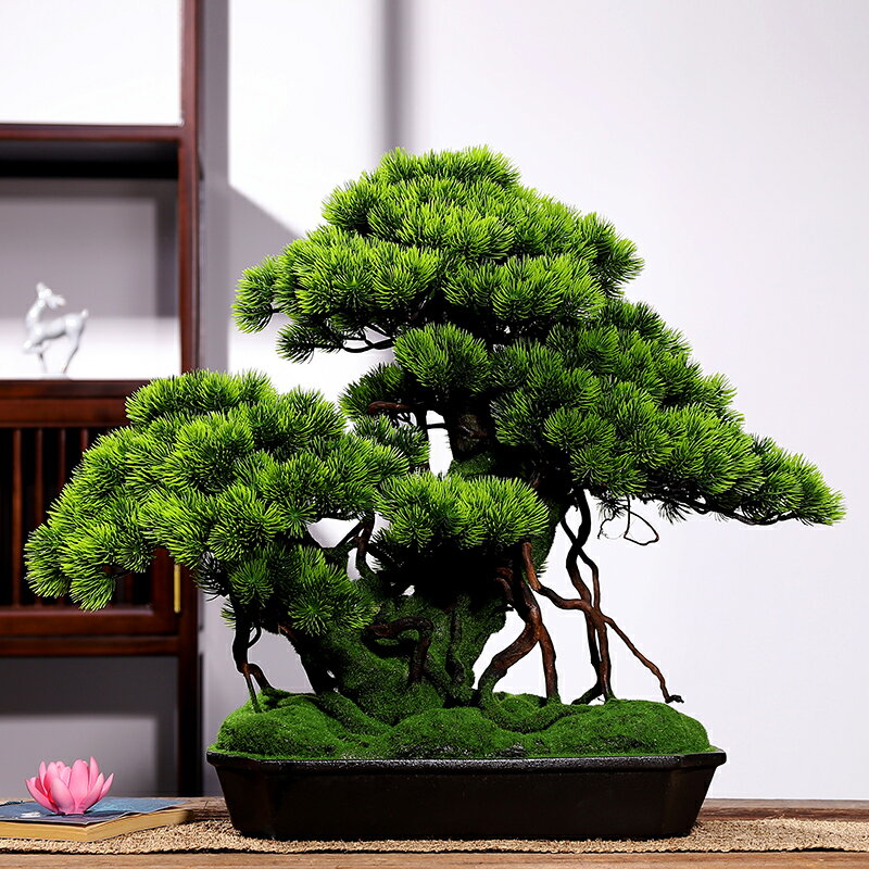 優樂悅~客廳仿真植物盆景室內大型假花電視櫃玄關綠植假樹盆栽裝飾品擺件