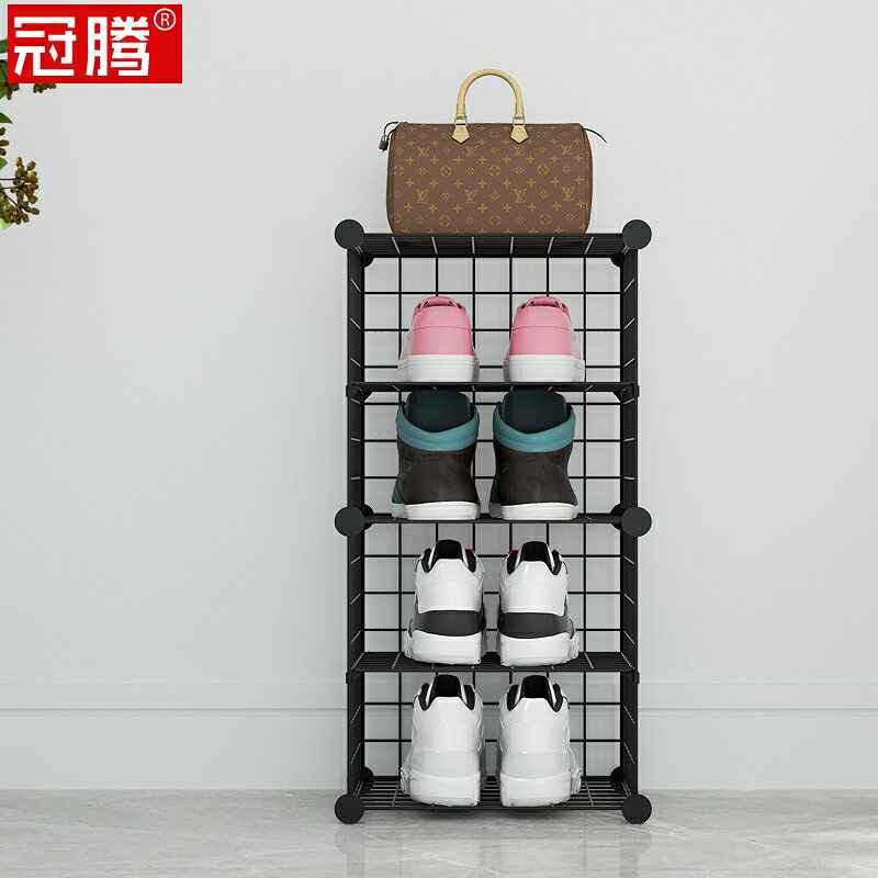 鞋墻展示架鞋盒收納盒aj鞋櫃神器鞋收納抽屜式整理箱鐵藝簡易鞋架