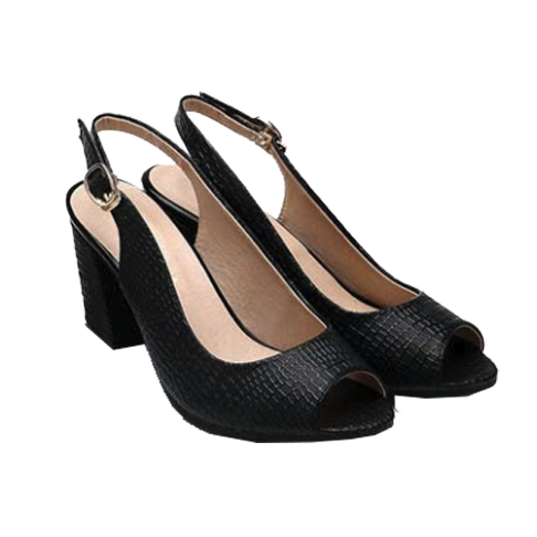 粗跟女鞋魚嘴鞋魚口鞋中跟後空包鞋真皮石頭紋鱷魚紋大尺碼女鞋 白 黑34 42 a2353 Happy Happy直營店 粗跟女鞋魚嘴鞋魚口鞋中跟後空包鞋真皮石頭紋鱷魚紋大尺碼女鞋 白 黑34 42 a2353 Happy Happy直營店