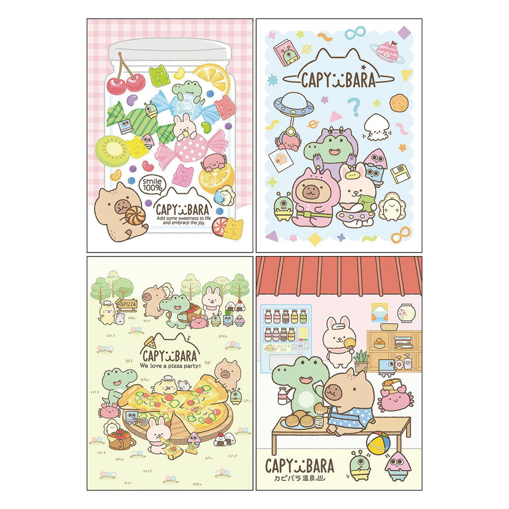 水豚25K貼紙收集冊【九乘九購物網】