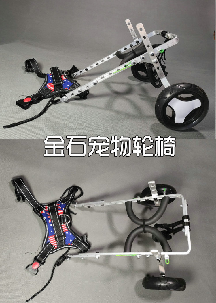 【超多款式咨詢客服】殘疾小型狗輪椅老年狗受傷癱瘓康復貓狗兔后肢代步車狗后肢助力車 5