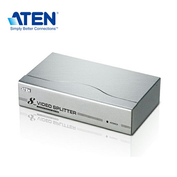 【預購】ATEN VS98A 8埠VGA視訊分配器 (頻寬350MHz)