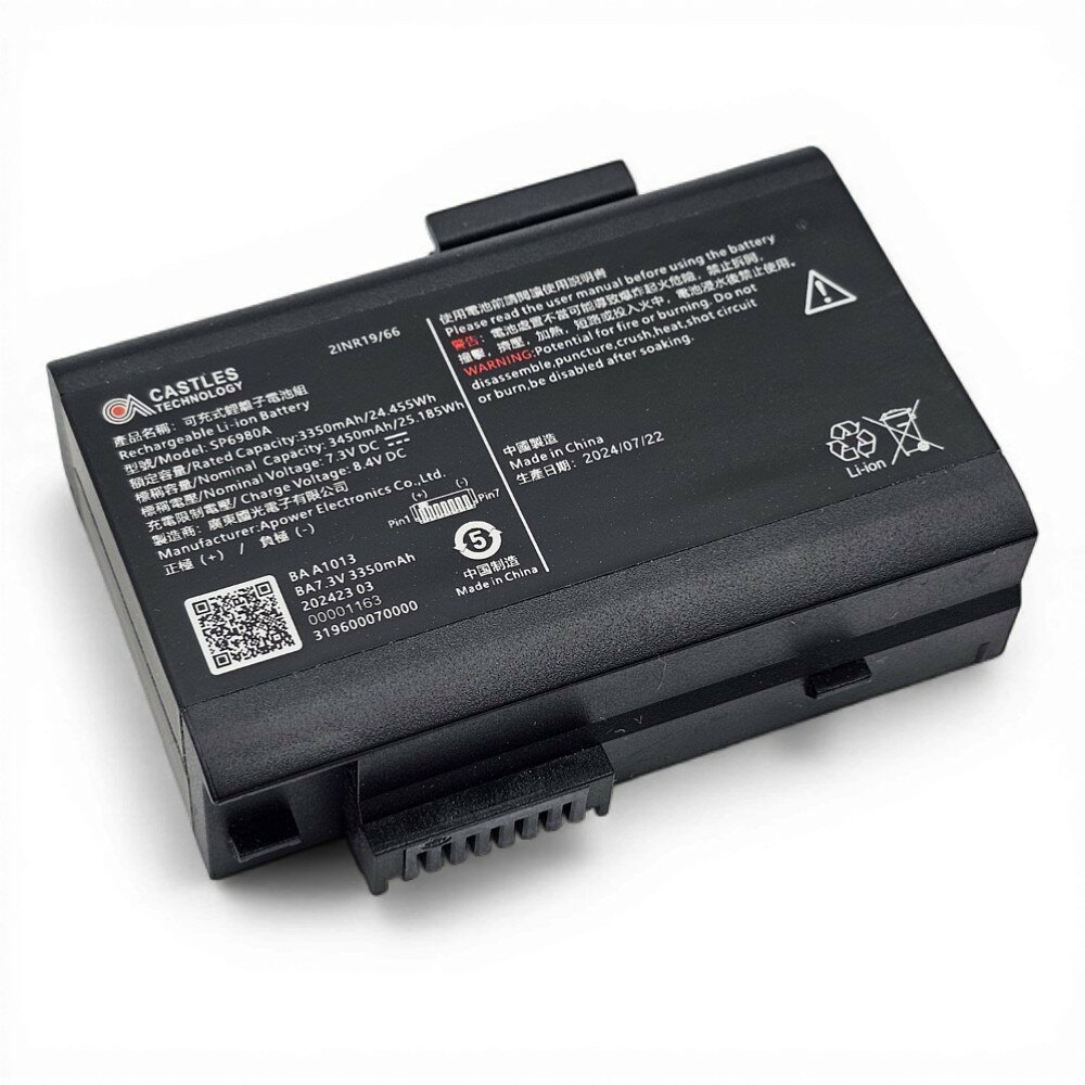 虹堡 Castles Technology SP6980A 原裝 電池 3450mAh