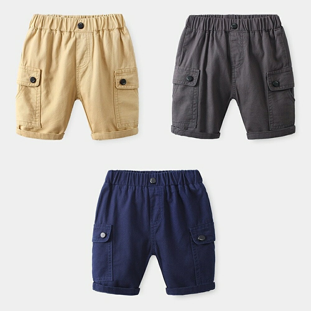 Baby童衣 兒童韓版工裝風短褲 男童春夏季外出短褲 潮流褲 89070