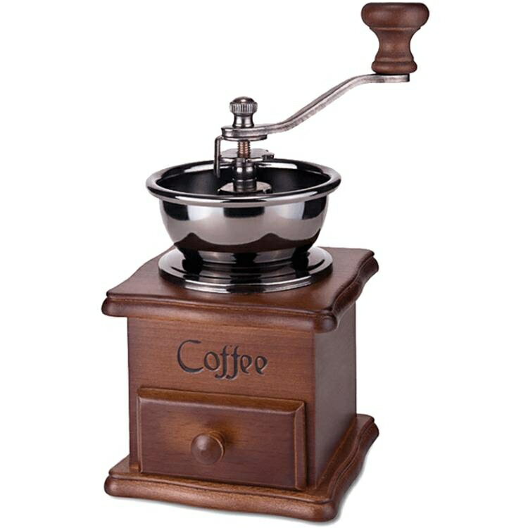 Koonan 手搖磨豆機家用咖啡豆研磨機 手動咖啡機手磨粉機小型復古