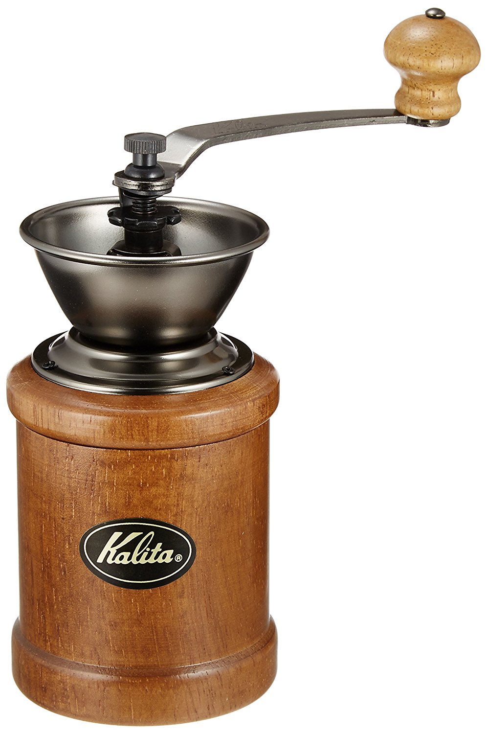 KALITA KH-3 鑄鐵 手搖磨豆器 手搖磨豆機 原木質感 42077 天然木色