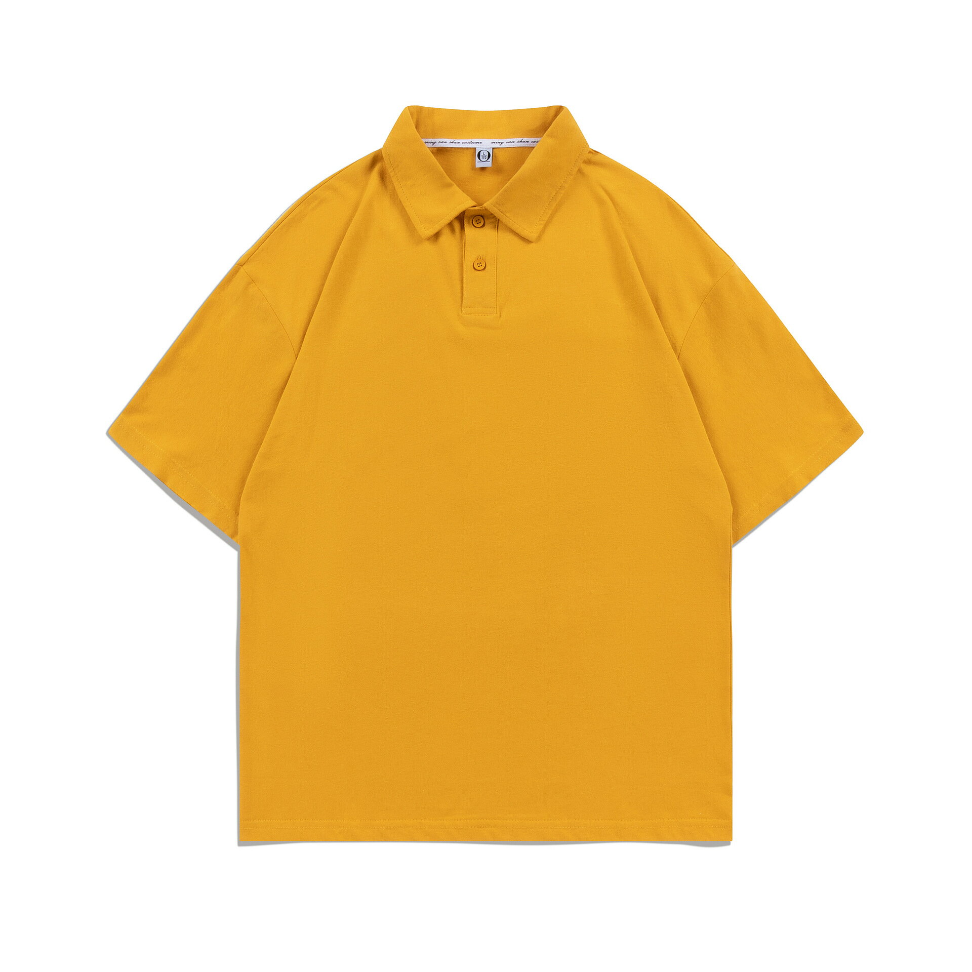 【喜挖】200g春夏潮牌考拉貼標純棉POLO衫短袖男女款寬鬆翻領T恤潮流百搭 0