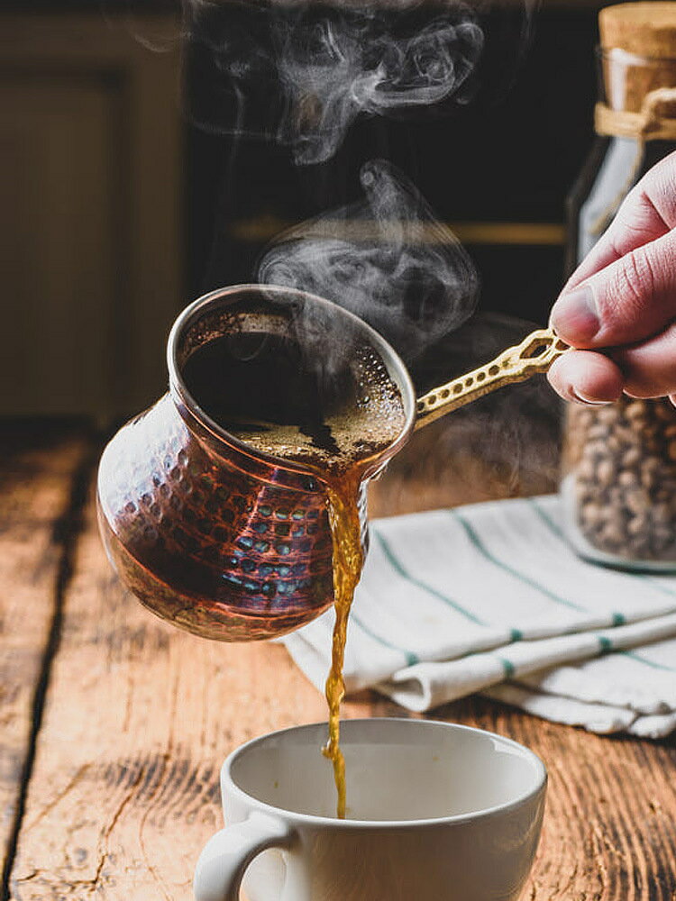 土耳其手工咖啡壺網紅明火圍爐壺煮茶掛耳手沖壺小眾