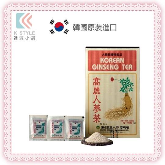 韓國HEAGAWOORIN 高麗 人蔘茶 3g×100包 過年送禮 母親節 禮品 禮盒 招待