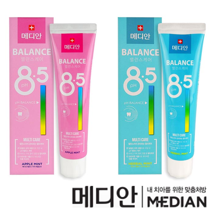 韓國 MEDIAN PH8.5 酸鹼平衡鑽白牙膏 130g 牙膏 口腔清潔 朴信惠代言