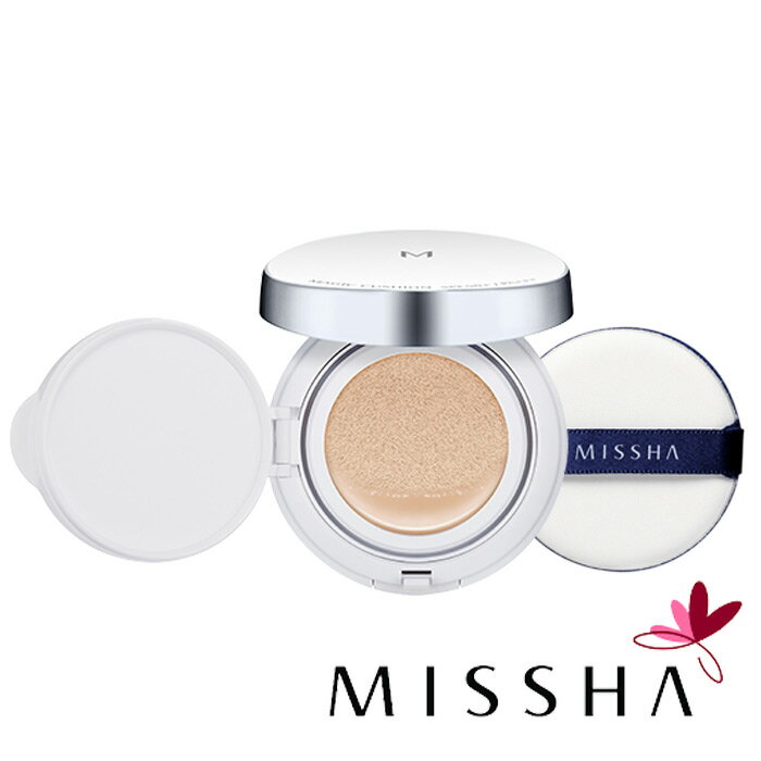 韓國 MISSHA 魔法遮瑕氣墊粉餅 15g MISSHA M Magic Cushion 銀盒 氣墊粉餅